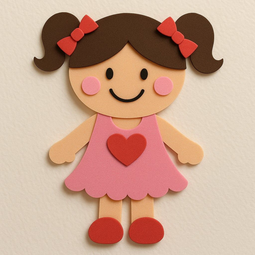 Personaje infantil en foamy - ejemplo real